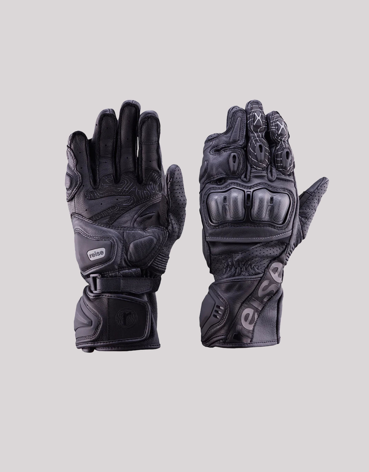 ReiseMoto Rhodes Black Gloves