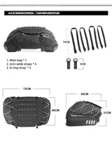 Rhinowalk Expandable Tail Bag 35-50L