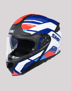 SMK Gullwing Navigator GL513 BlueWhiteRed Helmet