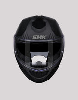 SMK Gullwing SolidBlack Helmet