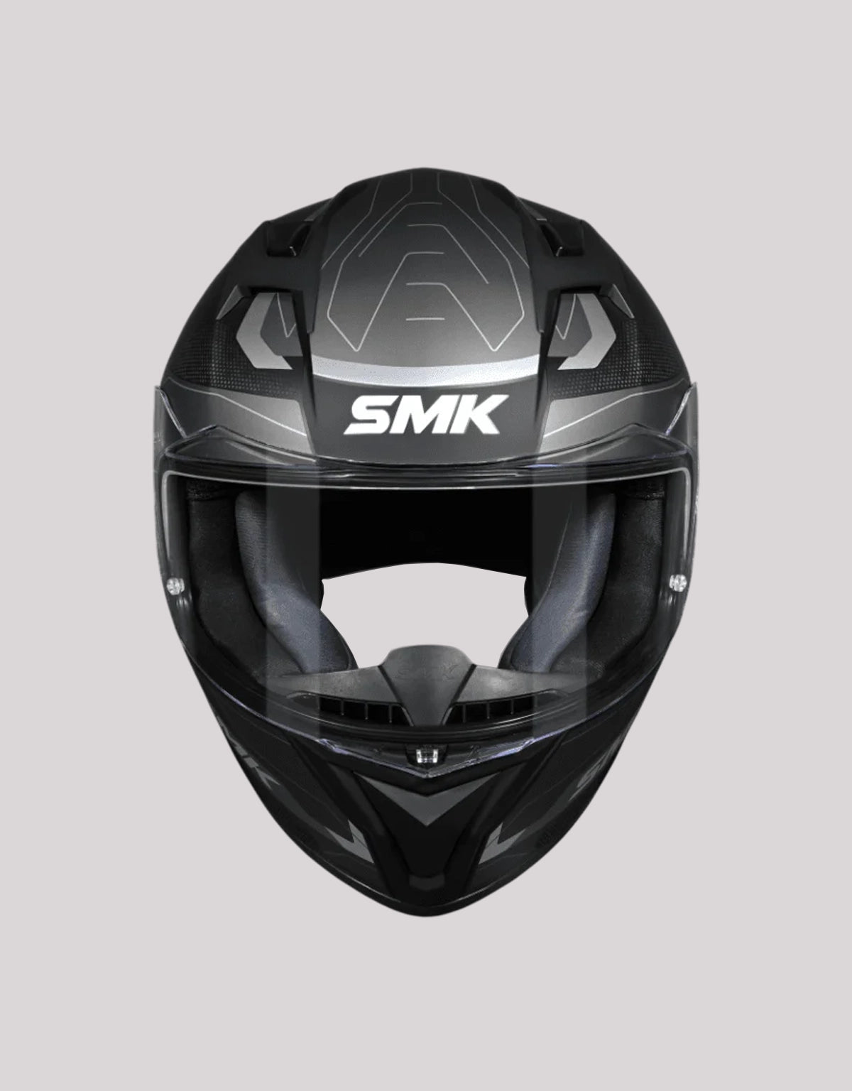 SMK StellarSports Flight BlackGrey Helmet