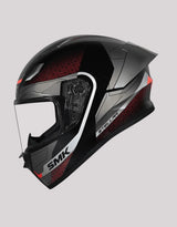 SMK StellarSports Flight BlackRedGrey Helmet