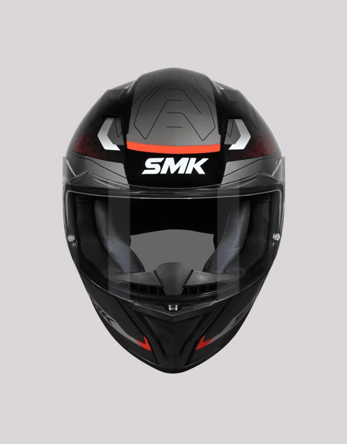 SMK StellarSports Flight BlackRedGrey Helmet