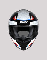 SMK StellarSports Flight GL213 BlackWhiteRed Helmet