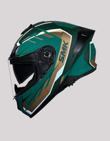 SMK Typhoon Aerot GreenGold Helmet
