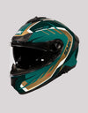 SMK Typhoon Aerot GreenGold Helmet