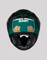 SMK Typhoon Aerot GreenGold Helmet