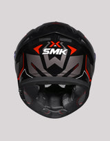SMK Typhoon Azonix GL263 BlackRed Helmet