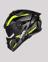 SMK Typhoon Azonix GL264 BlackYellow Helmet