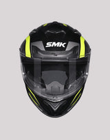 SMK Typhoon Azonix GL264 BlackYellow Helmet