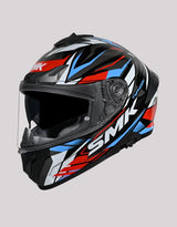SMK Typhoon Rival GL213 BlackWhiteRed Helmet