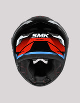 SMK Typhoon Rival GL213 BlackWhiteRed Helmet