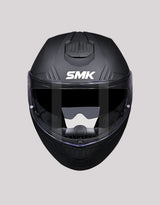SMK Gullwing SolidBlack Helmet