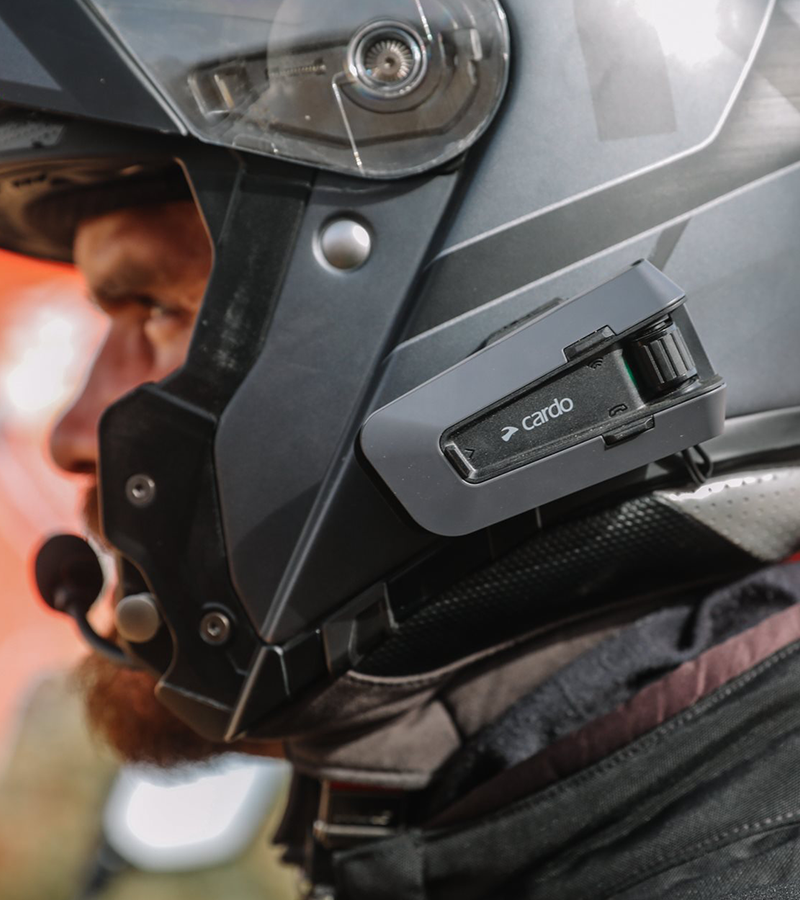 Cardo Updates New Packtalk EDGE Helmet Communicator - Adventure Motorcycle  Magazine