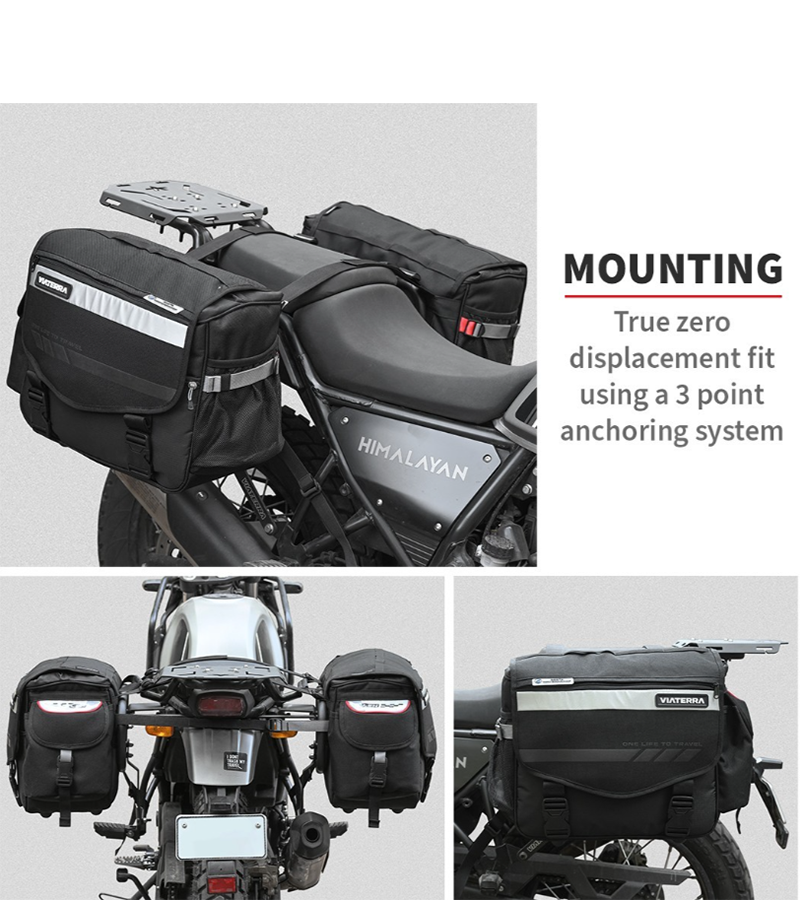 Cycling Waterproof Saddle Bag 2.5L - 900 Black