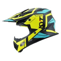 KYT Jumpshot Black Aqua